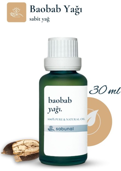Baobab Yağı 30 ml - Doğal Cilt Bakım Yağı