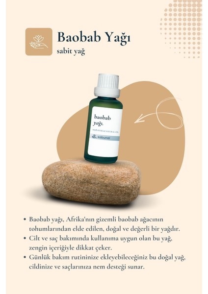 Baobab Yağı 30 ml - Doğal Cilt Bakım Yağı fiyatları