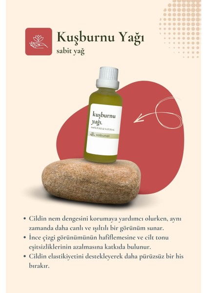 Kuşburnu Yağı 50 ml - Doğal Cilt Bakım Yağı fiyatları