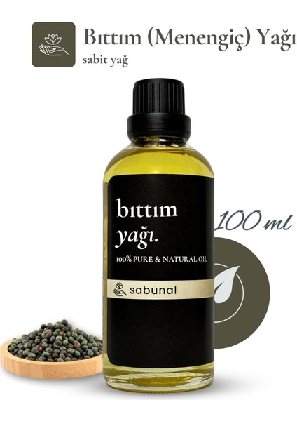 Bıttım Yağı 100 ml - Saç Ve Cilt için Soğuk Sıkım Doğal Bakım Yağı