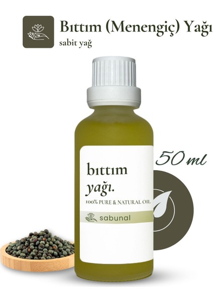 Bıttım Yağı 50 ml - Saç Ve Cilt için Soğuk Sıkım Doğal Bakım Yağı