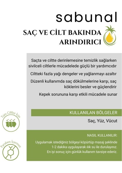 Biberiye Sabunu 4 Adet - Saç ve Cilt İçin Arındırıcı Doğal Sabun