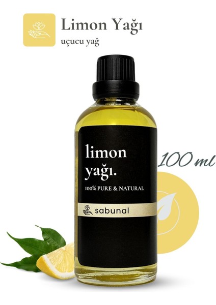 Limon Yağı 100 ml - Cilt Aydınlatıcı Bakım ve Aromaterapi Yağı