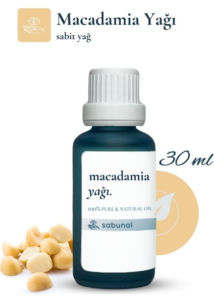 Macadamia Yağı 30 ml - Cilt Bakım Yağı