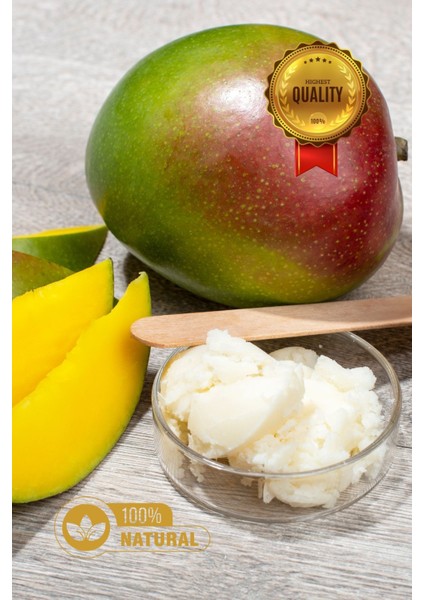Mango Yağı - Soğuk Sıkım Ham İşlenmemiş Raw Virgin Mango Butter 100 gr