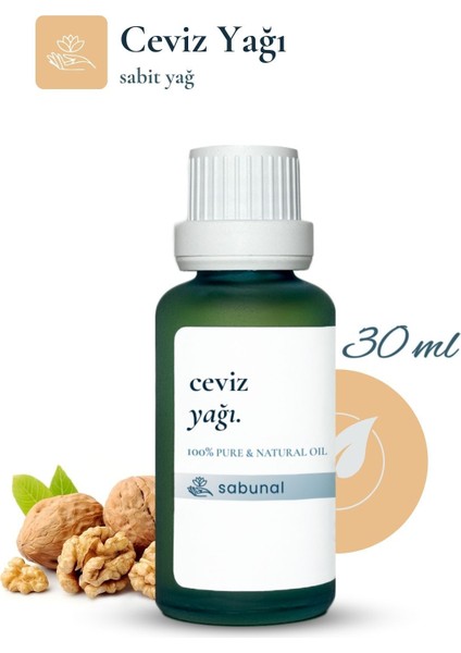 Ceviz Yağı 30 ml - Doğal Soğuk Sıkım Yağ
