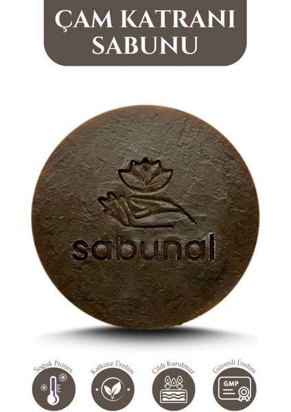 Çam Katranı Sabunu - Hassas Ciltler İçin Doğal Bakım Sabunu 100 gr