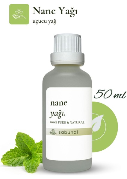 Nane Yağı 50 ml - Cilt Bakım ve Ferahlatıcı Aromaterapi Yağı