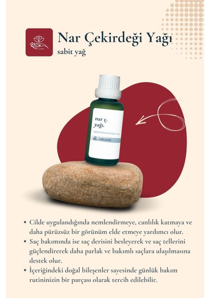 Nar Çekirdeği Yağı 30 ml - Cilt Bakım ve Arındırıcı Doğal Yağ fiyatları