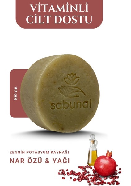 Nar Sabunu - Cilt ve Saç Bakım Sabunu 100 gr