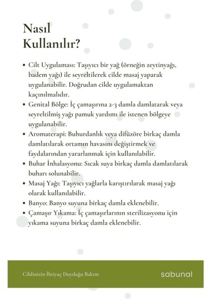 Nioli Yağı 50 ml - Hassas Bölge Bakım Niaouli Yağı fırsatları