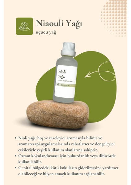 Nioli Yağı 50 ml - Hassas Bölge Bakım Niaouli Yağı fiyatları