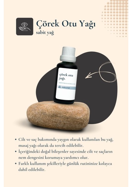 Çörek Otu Yağı 30 ml - Soğuk Sıkım Doğal Bakım Yağı