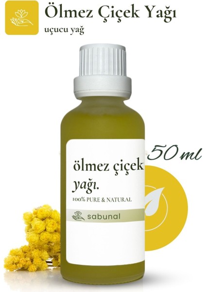 Ölmez Çiçek Yağı 50 ml - Cilt Temizliği ve Bakımı İçin Doğal Yağ