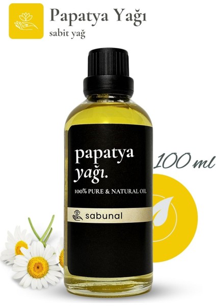 Papatya Yağı 100 ml - Cilt Nemlendirici ve Bakım Yağı