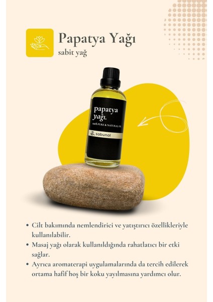 Papatya Yağı 100 ml - Cilt Nemlendirici ve Bakım Yağı