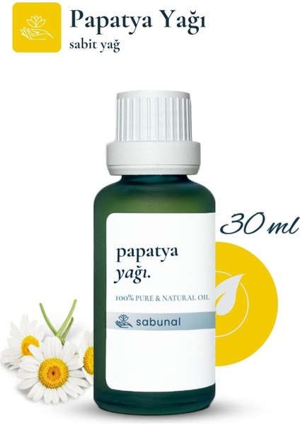 Papatya Yağı 30 ml - Cilt Nemlendirici ve Bakım Yağı