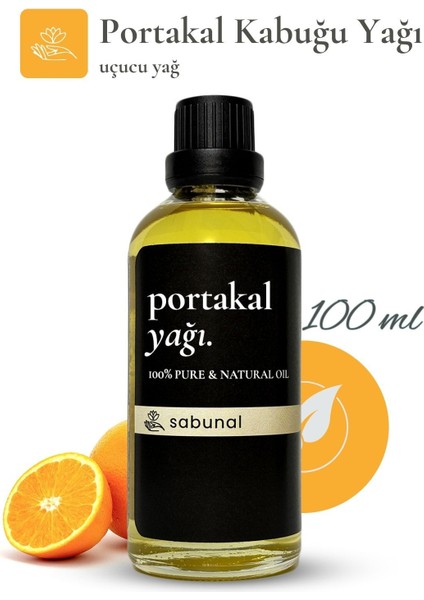 Portakal Kabuğu Yağı 100 ml Aromaterapi, Canlılık ve Anti-Aging Doğal Yağ