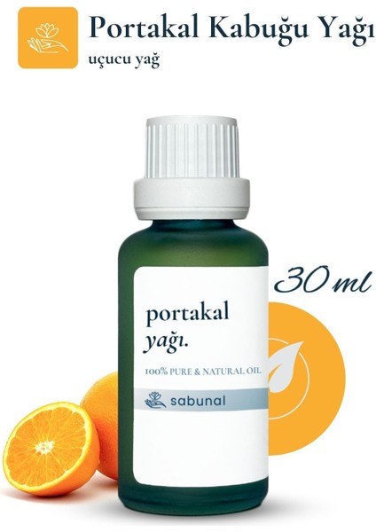 Portakal Kabuğu Yağı 30 ml Aromaterapi, Canlılık ve Anti-Aging Doğal Yağ