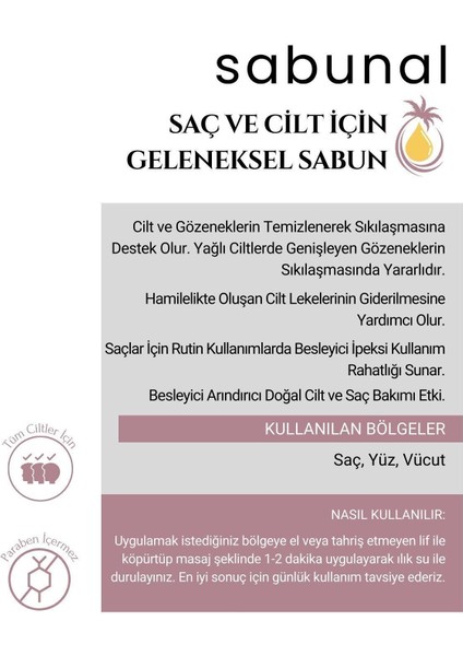 Defne Sabunu - Doğal Saç ve Cilt Bakım Sabunu 100 gr modelleri