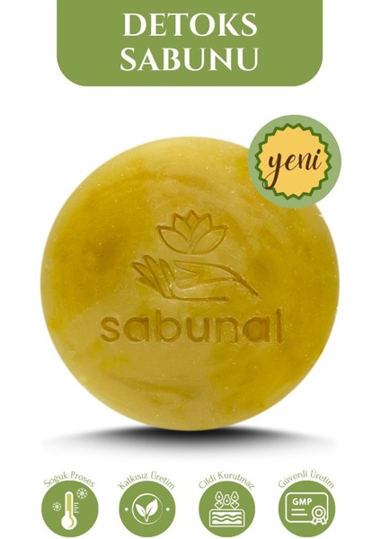 Detoks Sabunu - Doğal Cilt Temizleme Sabunu 100 gr