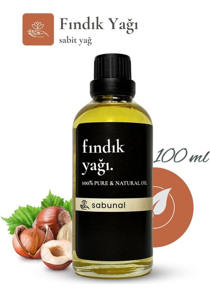 Fındık Yağı 100 ml - Doğal Soğuk Sıkım Yağ