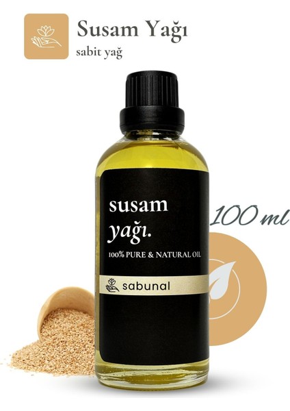 Susam Yağı 100 ml - Cilt ve Saç Bakımına Uygun Doğal Yağ