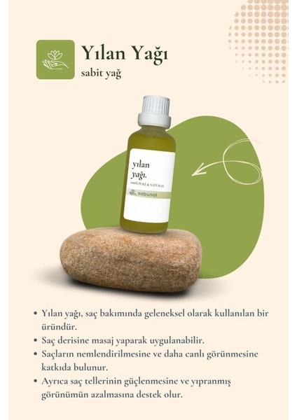 Yılan Yağı 50 ml - Saç Bakımına Uygun Geleneksel Yağ fiyatları