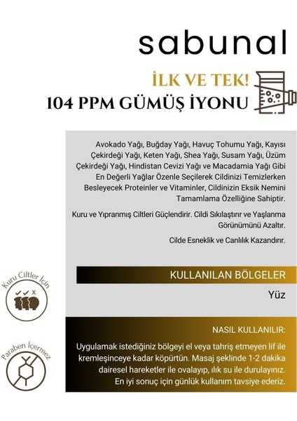 Gümüş Sabunu Kuru Ciltler İçin 2 Adet - Cilt Bakım Sabunu