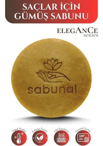 Gümüş Sabunu - Saçlar İçin, Hacim, Güç ve Dökülmelere Karşı 100 gr