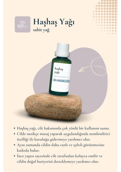 Haşhaş Yağı 30 ml - Nemlendirici Cilt Bakım fiyatları