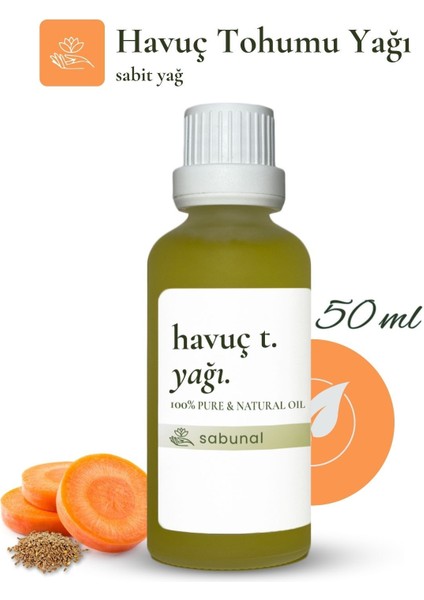 Havuç Tohumu Yağı 50 ml - Cilt Bakım Yağı