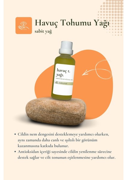 Havuç Tohumu Yağı 50 ml - Cilt Bakım Yağı