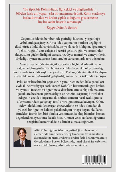 Ev Ödevi - Bir Öğretim Efsanesi - Alfie Kohn