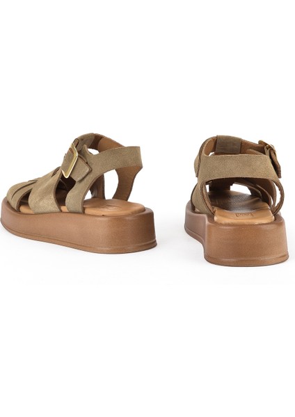 , Hakiki Deri Kadın Sandalet 1511033Z25013 Bej modelleri