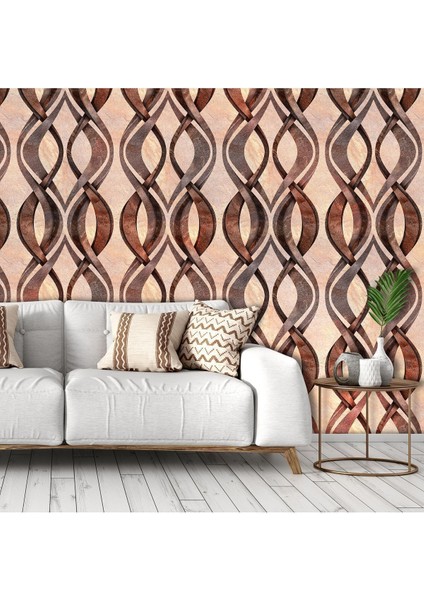 Duvar Kağıdı Mermer Örgü Desenli Silinebilir Sağlık Dostu Tekstil Duvar Kağıdı modelleri