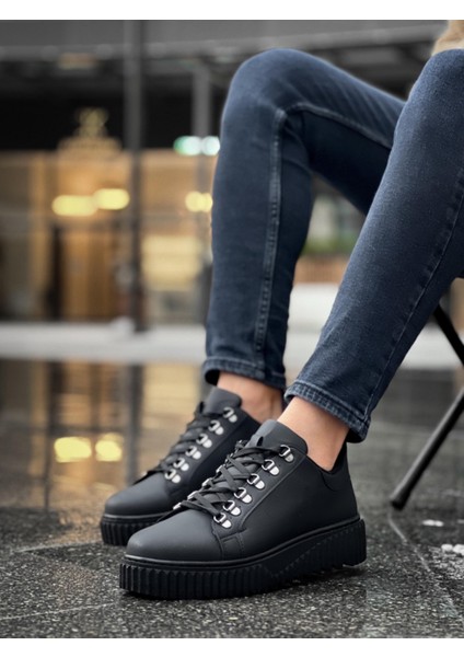 Ba0505 Çengel Bağcıklı Siyah Tabanlı Günlük Ayakkabı fırsatları