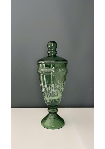 Decorıum Abc Kapaklı Büyük Ayaklı Vazo Lily Vazo