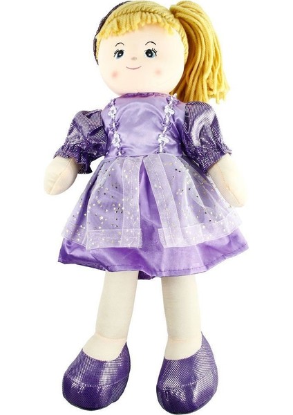 AY950C Parlak Elbiseli Bez Bebek 50 cm -Vardem