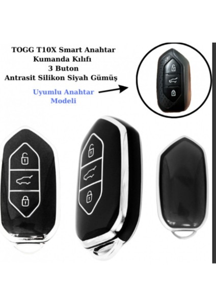 Togg T10X Uyumlu Anahtar Koruma Kılıfı
