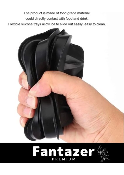 Özel Üretim 4 Gözlü Kırılmaz Esnek Silikon Kokteyl Içecek Elmas Şekilli Buz Yapma Kalıbı fırsatları