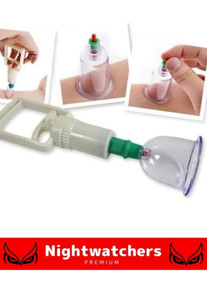 Nightwatchers 6'lı Kupa Hacamat Seti