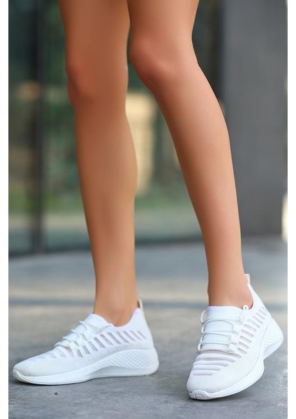 Wina Beyaz Triko Spor Ayakkabı indirimleri