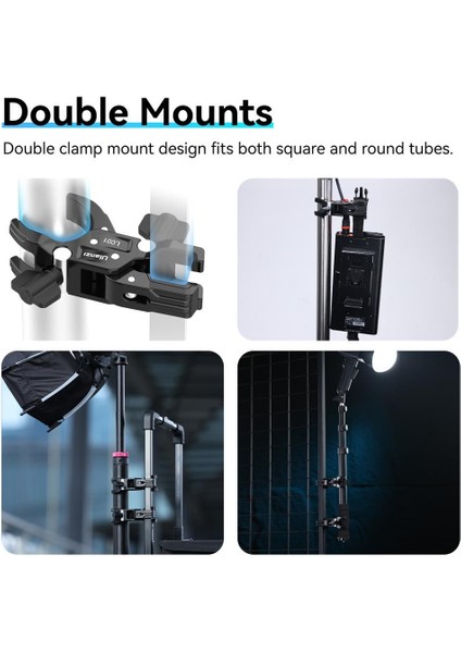 LC01 Işık Standı Için Super Clamp modelleri