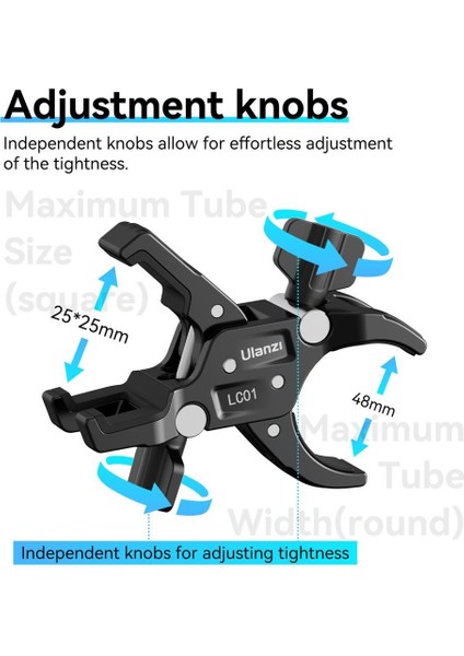LC01 Işık Standı Için Super Clamp fırsatları