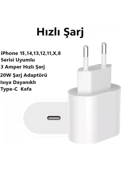 20W Usb-C Hızlı Şarj Güç Adaptörü