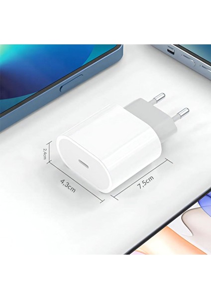 20W Usb-C Hızlı Şarj Güç Adaptörü