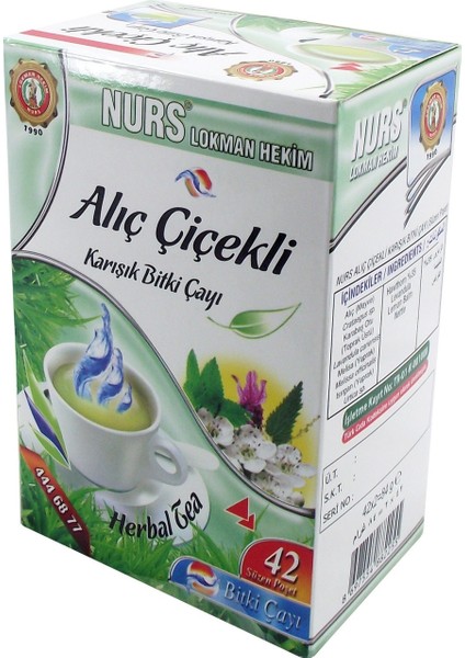 Alıç Çicekli Karışık Bitkisel Çay 42 Süzen Poşet