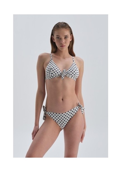 Marin Bağcıklı Bikini Alt