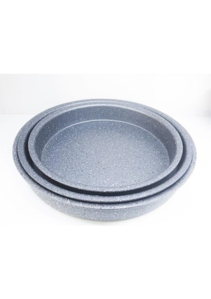 3 Parça Granit Tepsi Seti Gri 3086 fiyatları